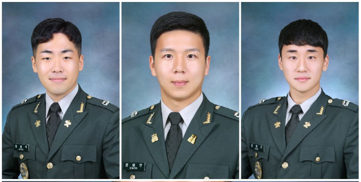 건양대 군사학과 출신 소위 3명 ‘학교 빛냈다’